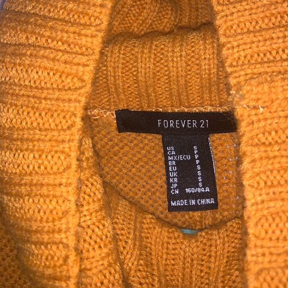 Yellow Turtle Neck Sweater from Forever 21 - Picture 2 of 2
